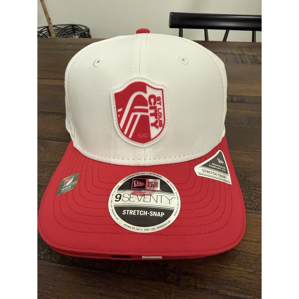 St. Louis City SC MLS Soccer New Era 9Seventy Pink  Stretch Snap Snapback Hat